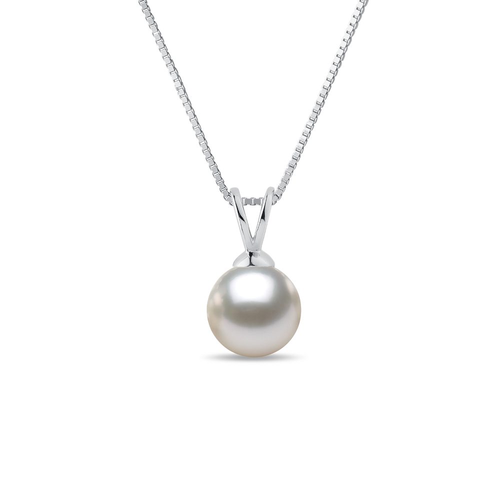 E-shop Zlatý náhrdelník s Akoya perlou