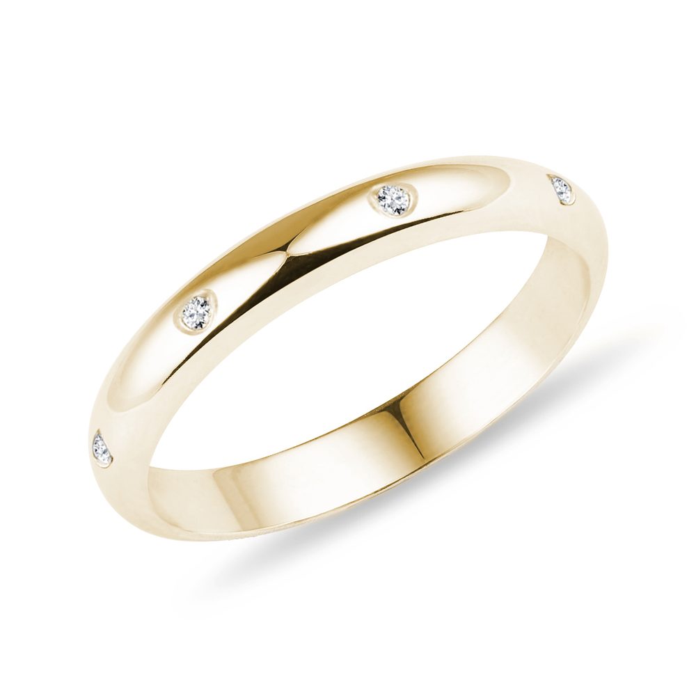 E-shop Dámský prsten ze zlata s diamanty