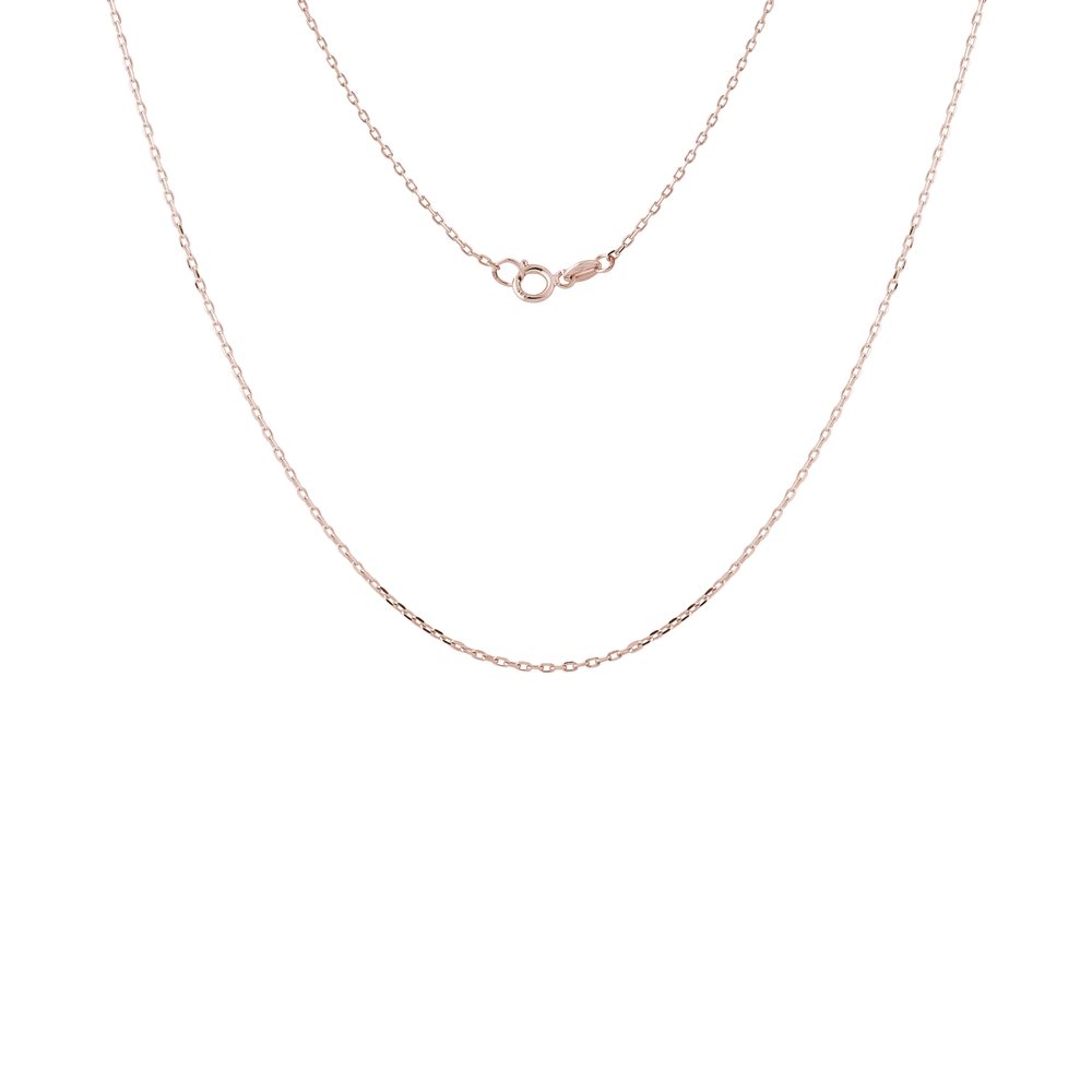 Řetízek ankr 28 v délce 42 cm v růžovém zlatě KLENOTA