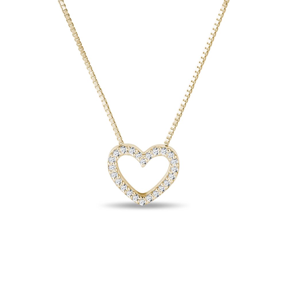 E-shop Náhrdelník ve tvaru diamantového srdce