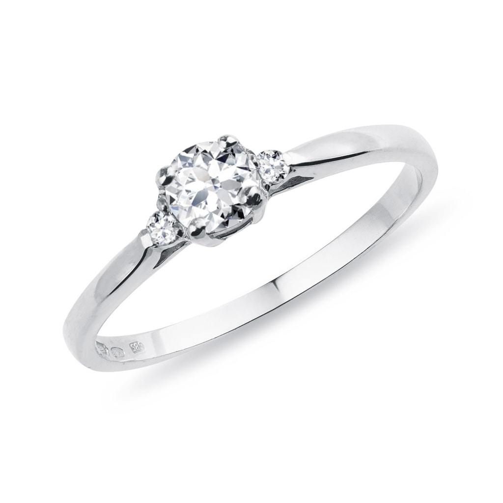 bague or blanc trois diamants bague or blanc trois diamants
