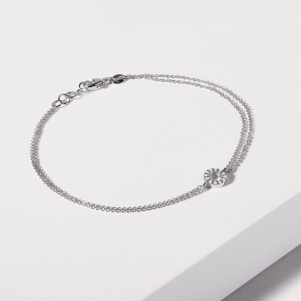 KLENOTA Simple Diamond Bracelet