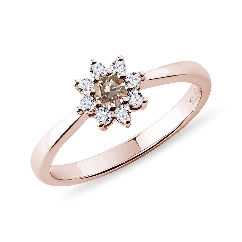 Diamant champagne bague new arrivals