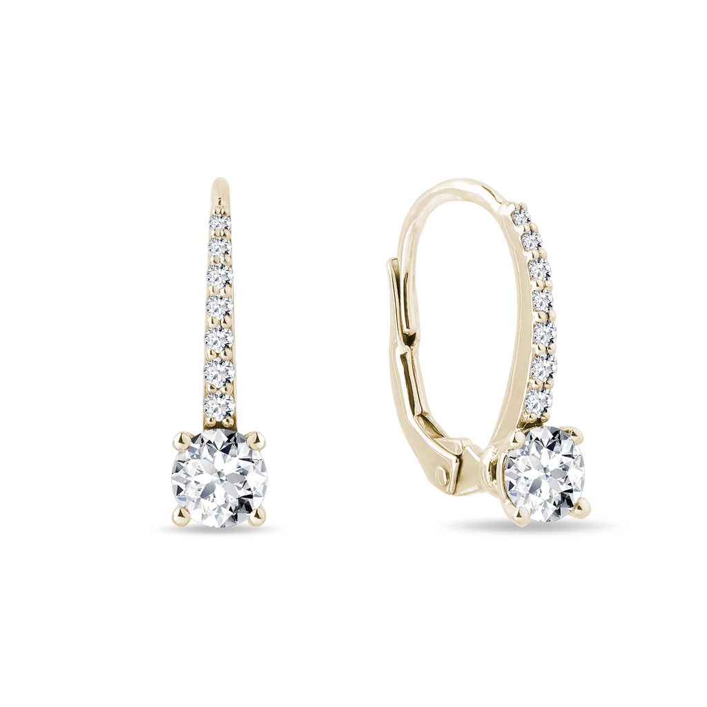 Macy's Diamond Teardrop Drop Earrings (3/4 ct. t.w.) in 14k Gold - Macy's