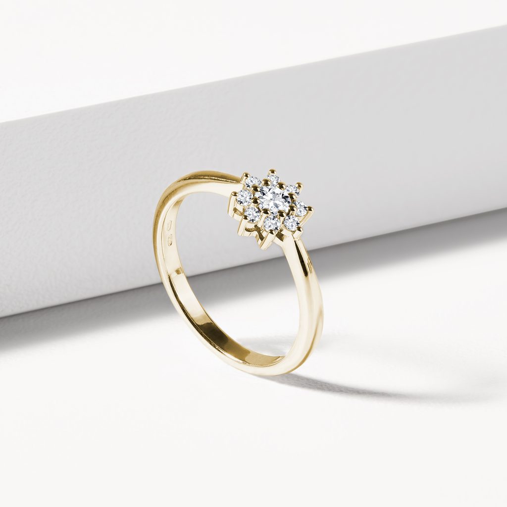 Lotus Flower Style Cushion Cut Diamond Three Stone Ring | Sydney