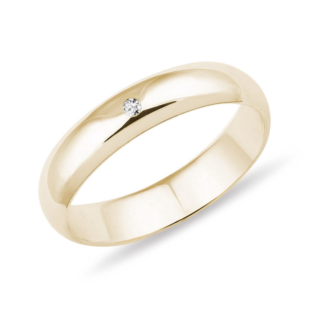 Alliance de mariage tournante en Or blanc et Or jaune - 04030065B