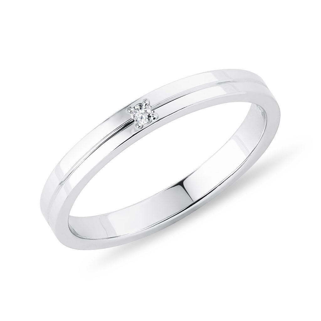 Diamond Platinum Ring for Women JL PT R-8014