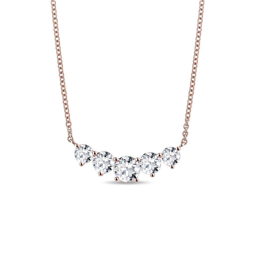 Collier Pendentif Blossom, or rose et diamants - Catégories de luxe, Joaillerie Q93522