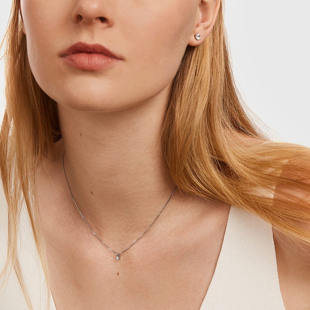 Diamond Necklace With Tiny Heart Charm By Claudette Worters |  notonthehighstreet.com