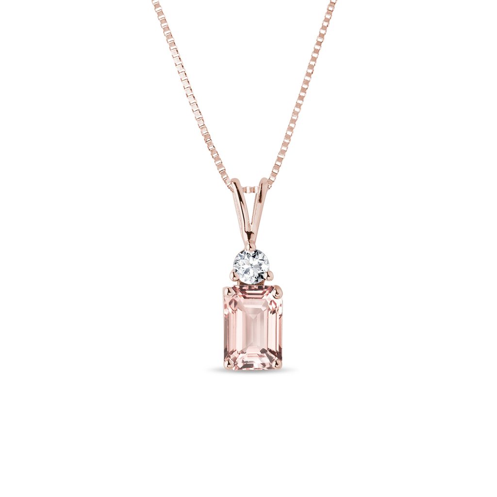 Brilliant Diamond Pendant in Rose Gold KLENOTA