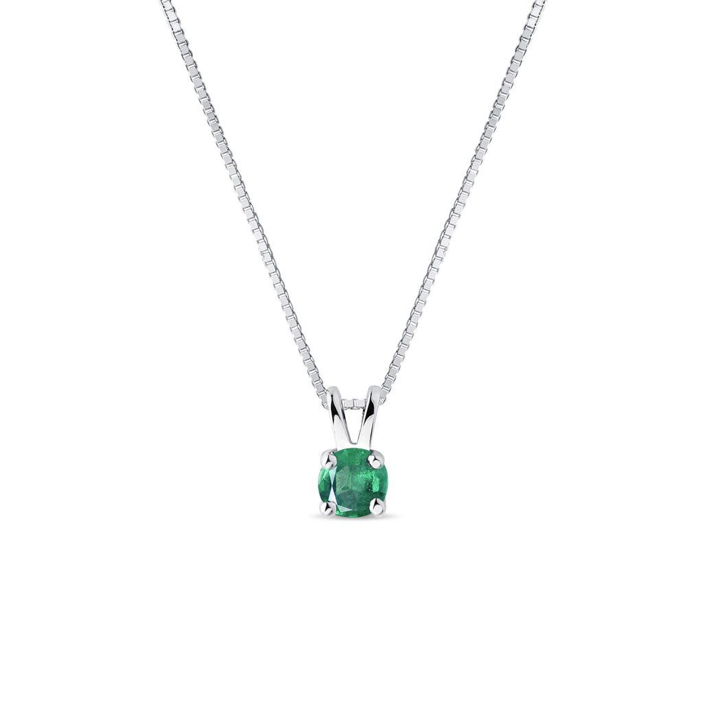 Dainty Emerald pendant – Faith by ASM