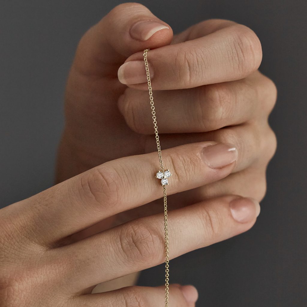 Buy Daisy Diamond Necklace Online In India - Etsy India