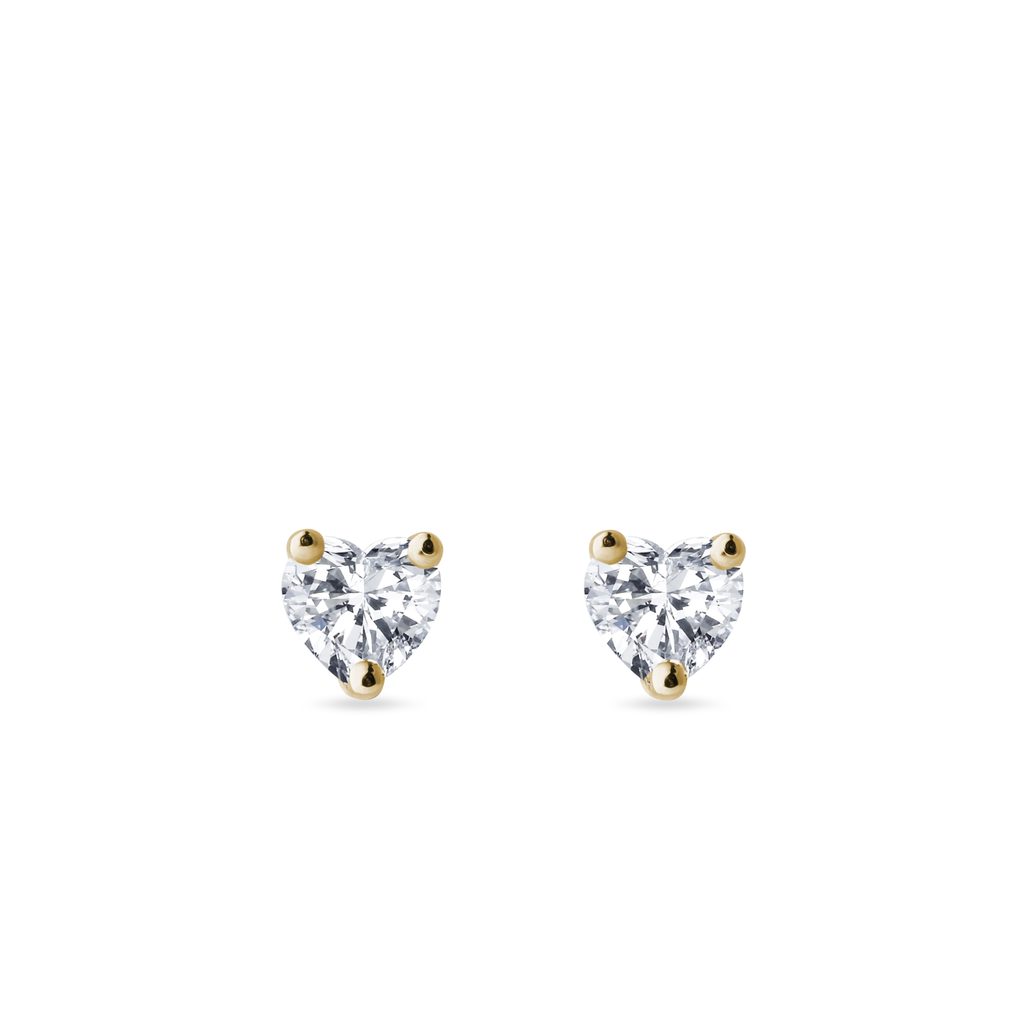 Diamond outlet heart earrings