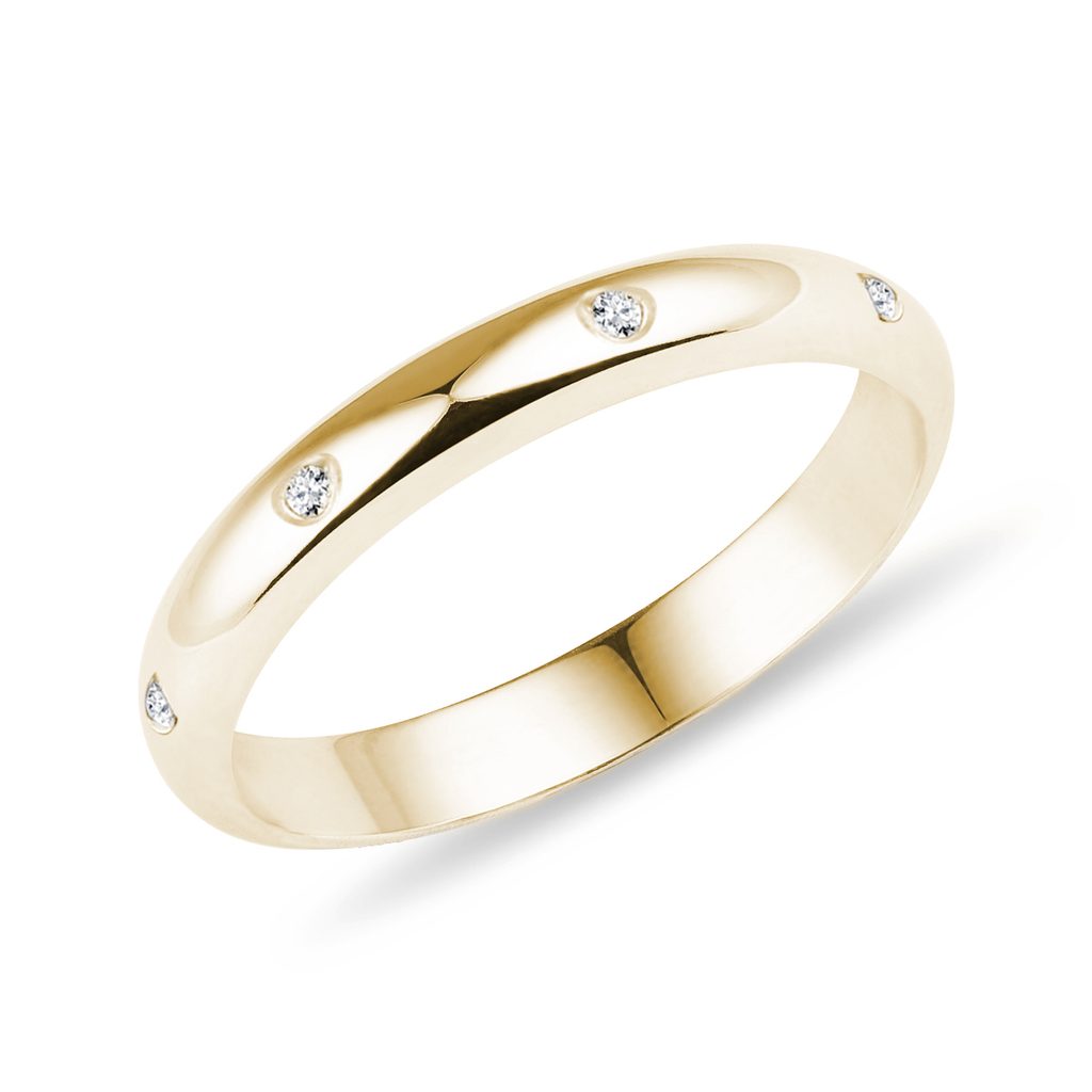 Buy Dazzling Yellow Gold Diamond Ring Online | ORRA