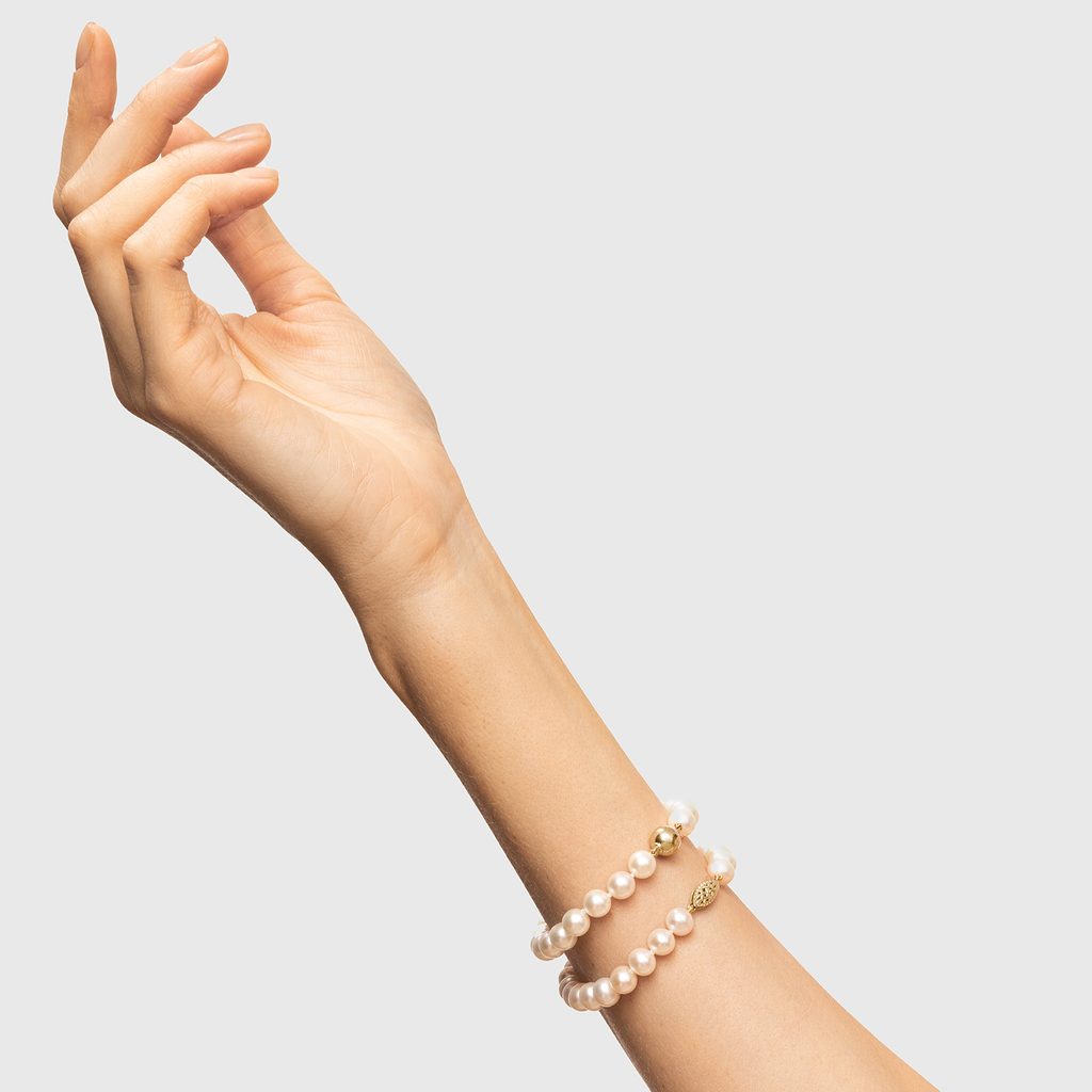 Classic Pearl Bracelet on Elastic Band