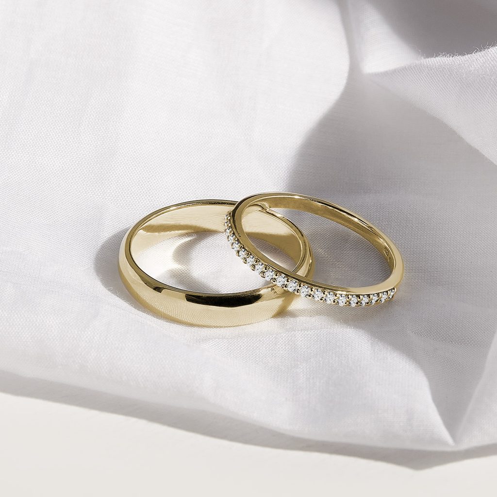Zlatý snubní prsten | KLENOTA
