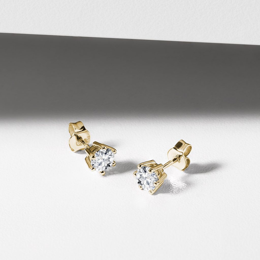 Diamond stud earrings | Goldsmith.store | Täpp-kõrvarõngad