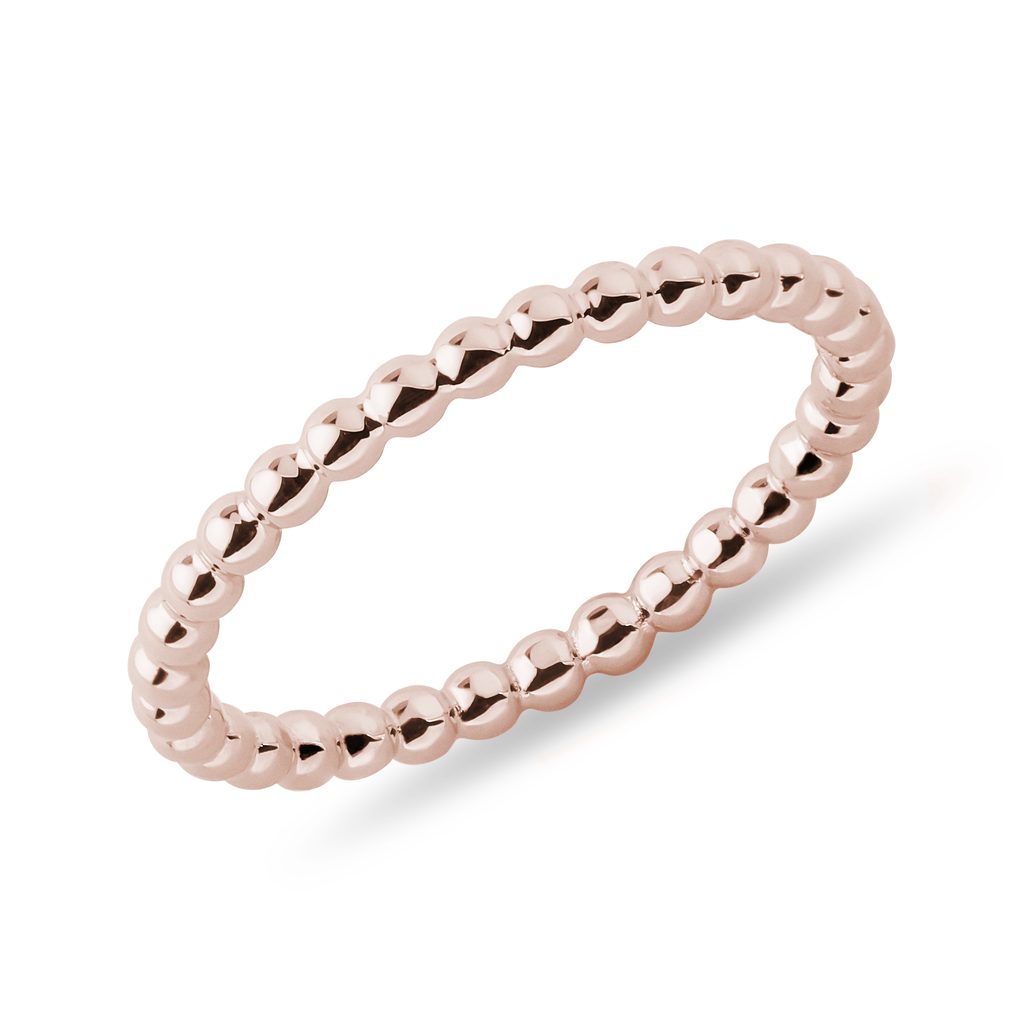 Anneau pour femmes en or rose KLENOTA