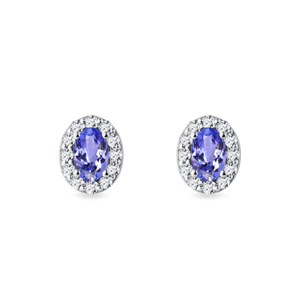 Details more than 185 tanzanite halo earrings best