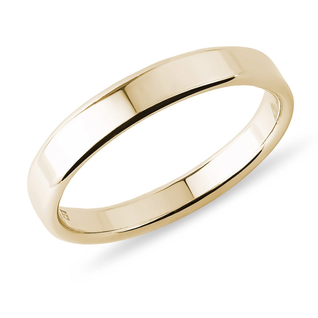 Moderní zlatý prsten pro muže | KLENOTA