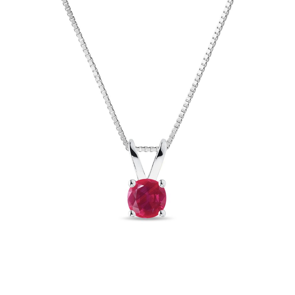 Red Ruby Gemstone Necklace, Tiny Ruby Necklace, July Birthstone Ruby Stone  Necklace, Teardrop Ruby Pendantbeatiful Gift - Etsy