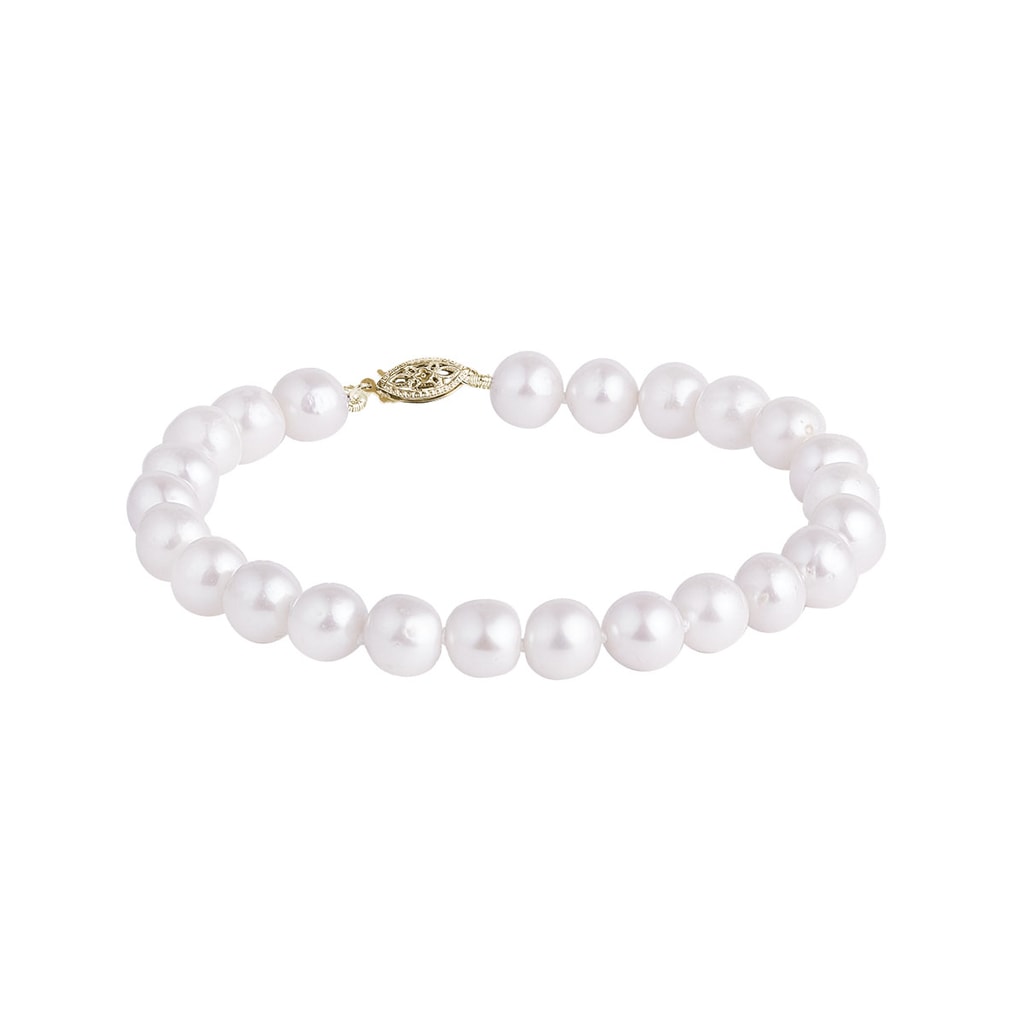 Pearl bracelet in yellow gold | KLENOTA