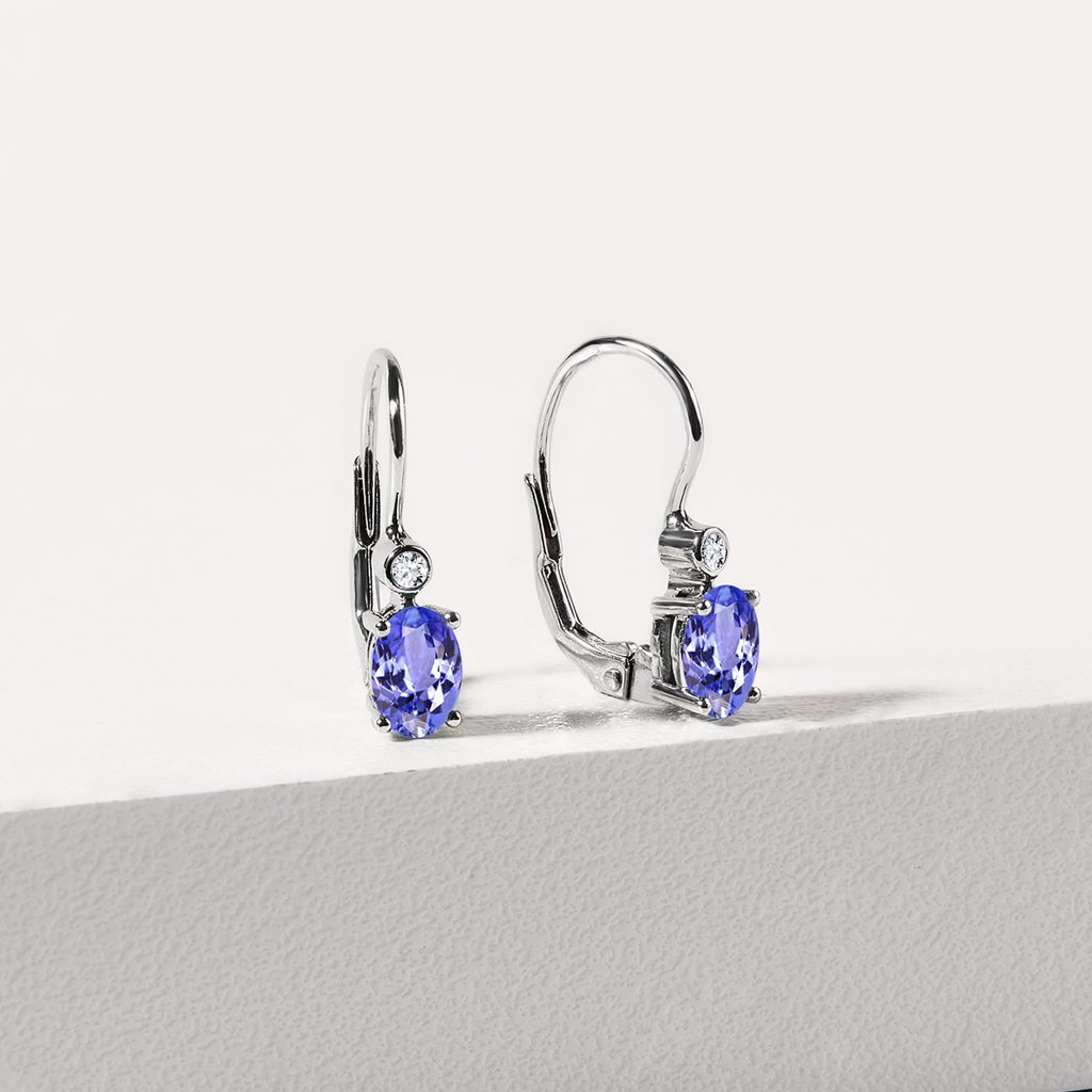 Colour Change Fluorite Silver Earrings-8089XW | Juwelo