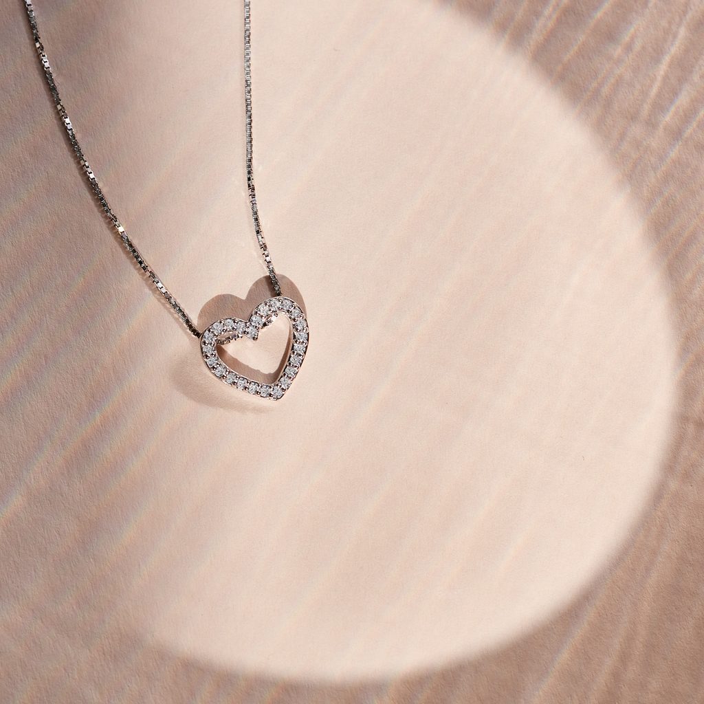 Diamond Heart Pendant - R.F. Moeller Jeweler