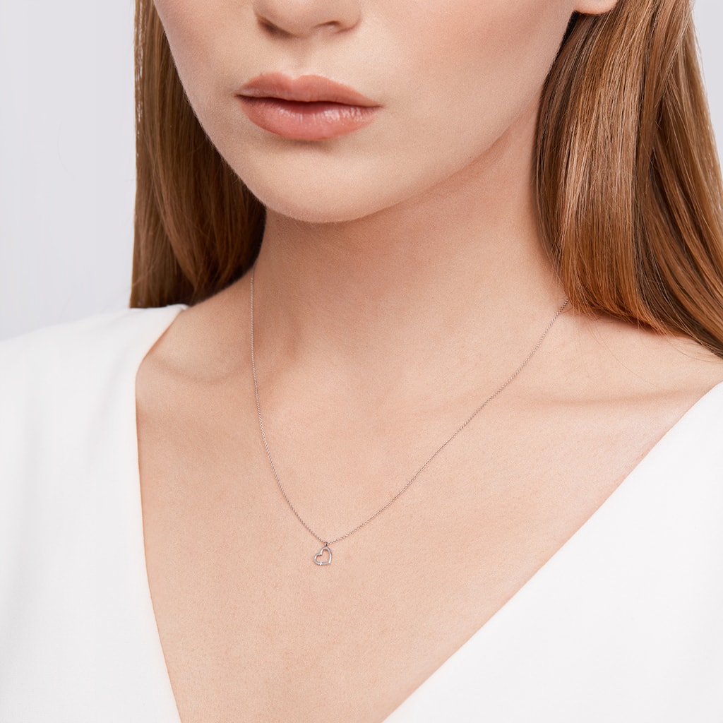 Gemstone Necklace | 1/4 Carat Rainbow Pride Heart Necklace Sterling Silver  | SuperJeweler | Necklace, Gemstones, Heart necklace