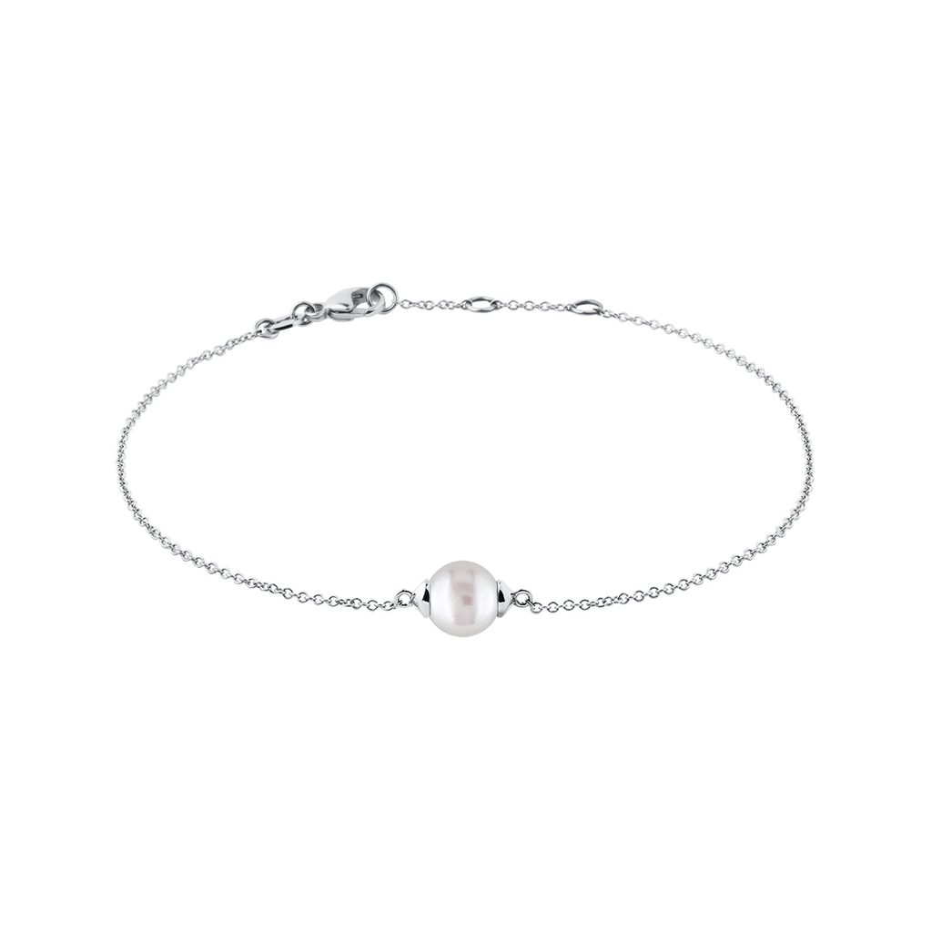 Delicate Gold, Silver, Rose Gold Single Pearl Bracelet By LILY & ROO |  notonthehighstreet.com