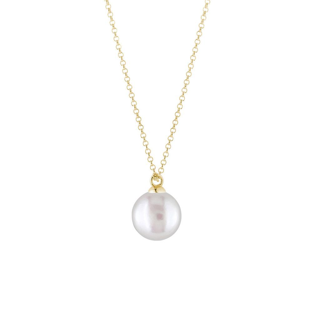 LOUHI Smile Pearl Necklace, Gold Silver Simple Thin Chain Choker, Dain –  Hayland Living™