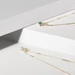 PENDENTIF ÉMERAUDE EN OR JAUNE - PENDENTIFS - COLLIERS