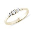 DIAMOND RING IN YELLOW GOLD - ENGAGEMENT DIAMOND RINGS - ENGAGEMENT RINGS