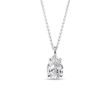HALSKETTE AUS WEISSGOLD MIT EINEM 1 CT LABOR-DIAMANTEN - KETTEN MIT DIAMANTEN - KETTEN