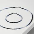 FACETED SAPPHIRE BRACELET IN WHITE GOLD - MINERAL BRACELETS - BRACELETS