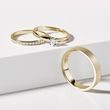 YELLOW GOLD WEDDING RING SET WITH DIAMONDS - YELLOW GOLD WEDDING SETS - WEDDING RINGS