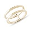 DOPPELTER RING AUS 14 KT GELBGOLD - RINGE GELBGOLD - RINGE