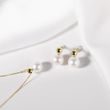 MODERN PEARL JEWELLERY SET MADE OF YELLOW GOLD - JEWELLERY SETS - FINE JEWELLERY