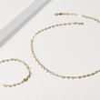 HEART LINK GOLD BRACELET - YELLOW GOLD BRACELETS - BRACELETS