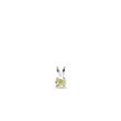YELLOW DIAMOND PENDANT IN WHITE GOLD - PENDANTS - NECKLACES