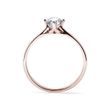 RING MIT EINEM 0,5 CT BRILLANTSCHLIFF-DIAMANTEN AUS 14-KARÄTIGEM ROSÉGOLD - VERLOBUNGSRINGE MIT BRILLANT{% if kategorie.adresa_nazvy[0] != zbozi.kategorie.nazev %} - VERLOBUNGSRINGE{% endif %}