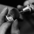 Verlobungsring aus Roségold mit Diamant