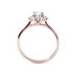 OVAL CUT DIAMOND ENGAGEMENT RING IN ROSE GOLD - ENGAGEMENT DIAMOND RINGS - ENGAGEMENT RINGS