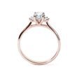 OVAL CUT DIAMOND ENGAGEMENT RING IN ROSE GOLD - DIAMOND ENGAGEMENT RINGS - ENGAGEMENT RINGS