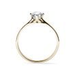 HALF-CARAT DIAMOND RING IN YELLOW GOLD - BRILLIANT CUT DIAMOND ENGAGEMENT RINGS - ENGAGEMENT RINGS