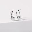 HEART-SHAPED EARRINGS IN WHITE GOLD - WHITE GOLD EARRINGS - EARRINGS