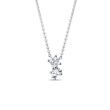 ZARTES DIAMANTCOLLIER IN 14 KT WEISSGOLD - KETTEN MIT DIAMANTEN - KETTEN