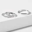 WHITE GOLD AND DIAMOND WEDDING RING SET - WHITE GOLD WEDDING SETS - WEDDING RINGS