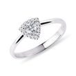 TRILLION CUT DIAMOND RING IN WHITE GOLD - DIAMOND ENGAGEMENT RINGS - ENGAGEMENT RINGS