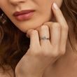 BLAUER DIAMANTVERLOBUNGSRING - VERLOBUNGSRINGE MIT FARBIGEN DIAMANTEN - VERLOBUNGSRINGE